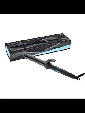 Bio Ionic Black Curling Iron - Sleek Professional Styler